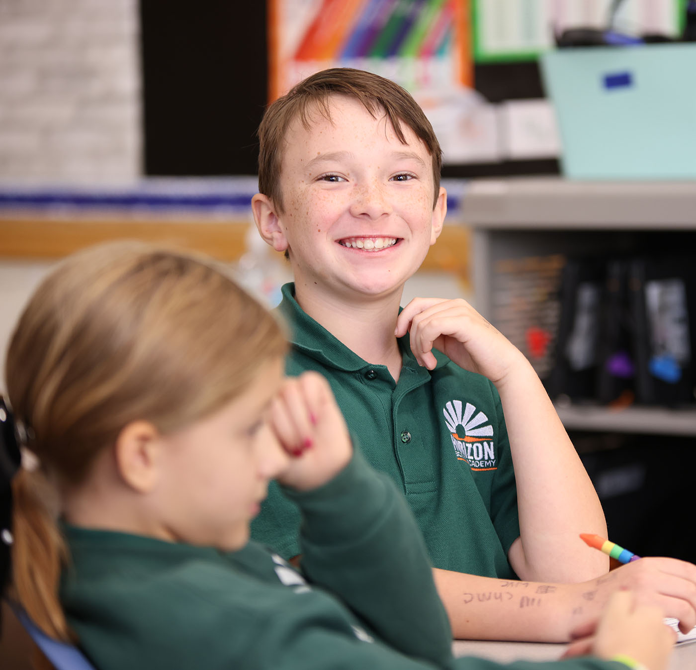 hsad-enroll2-alt Horizon Science Academy Davenport student working in the classroom